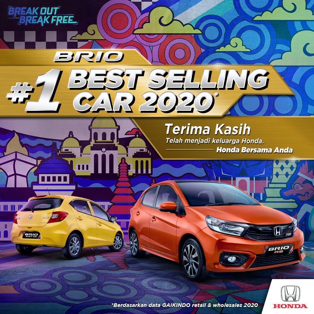 Brio #1 Best Selling Car 2020